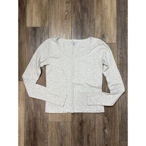 Brandy Melville Light Heather Gray Long Sleeve Top